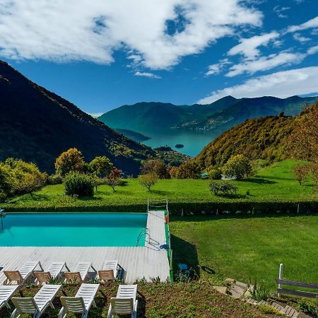 In A Green And Relaxing Atmosphere With Pool And Stunning Lake View Villa Marone Exterior foto